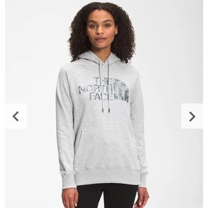 North face womens gray hoodie
